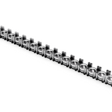 Tennis Armband Rohling - Rund - 3.1mm